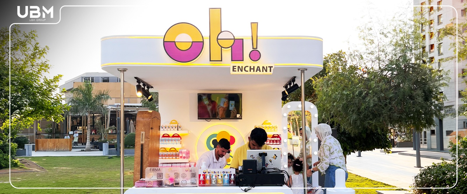 Oh Enchant booth at District 5