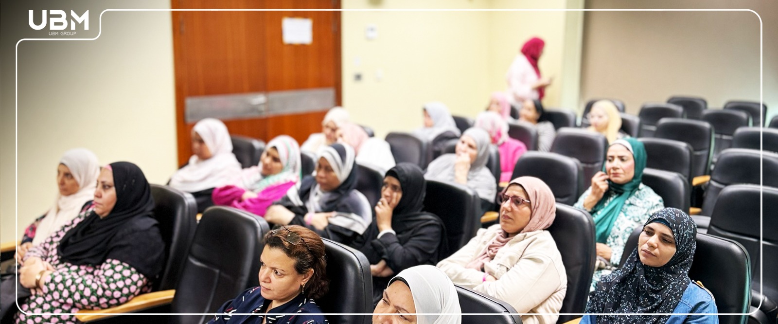 Attendees at the Baheya event