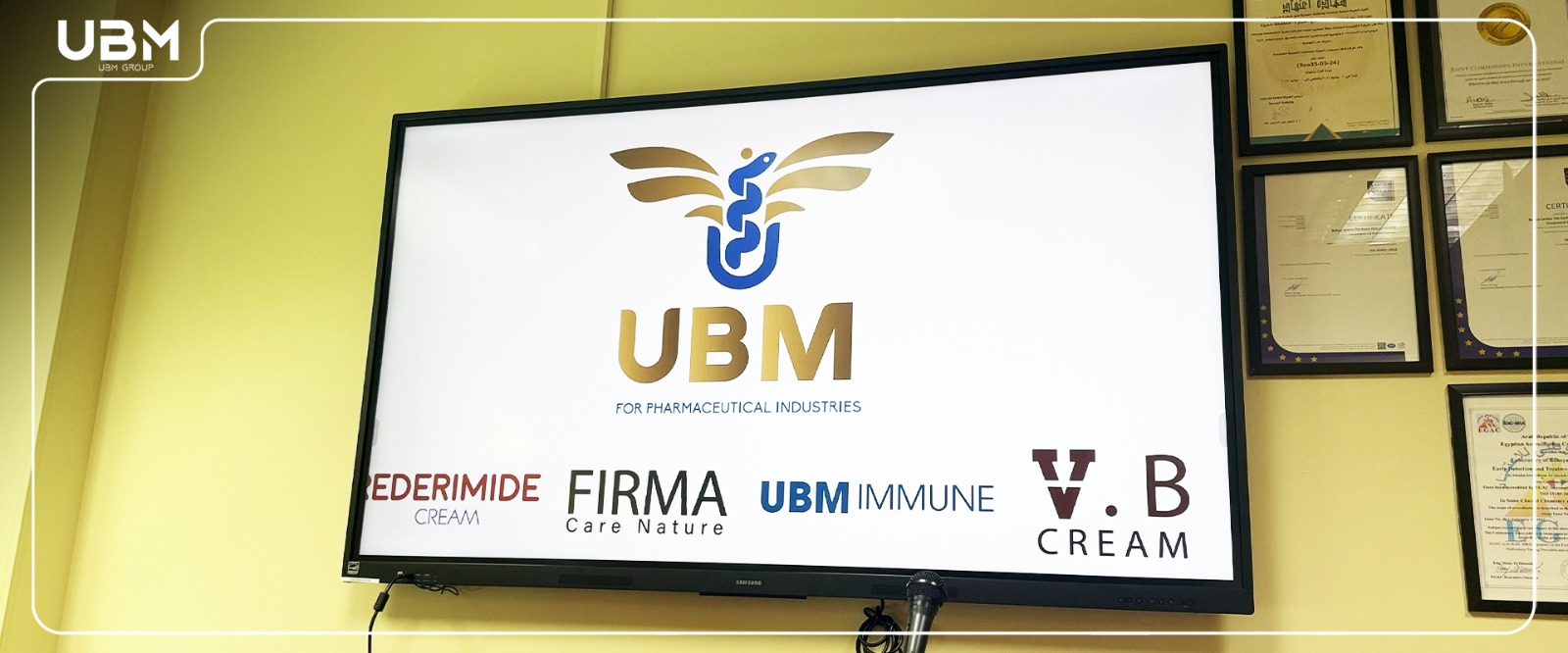 UBM presentation during the Baheya event