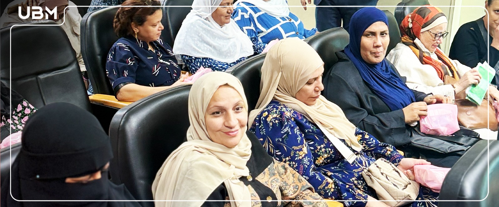 Attendees seated at the Baheya event
