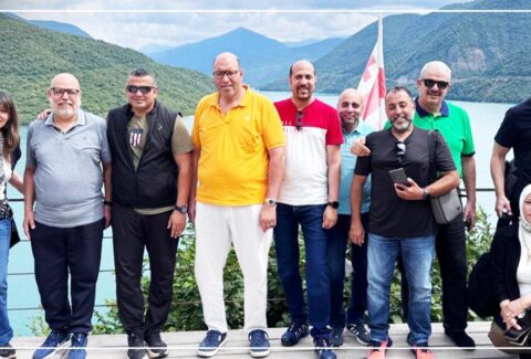 UBM delegates during their Georgia journey in the Caucasus Mountains