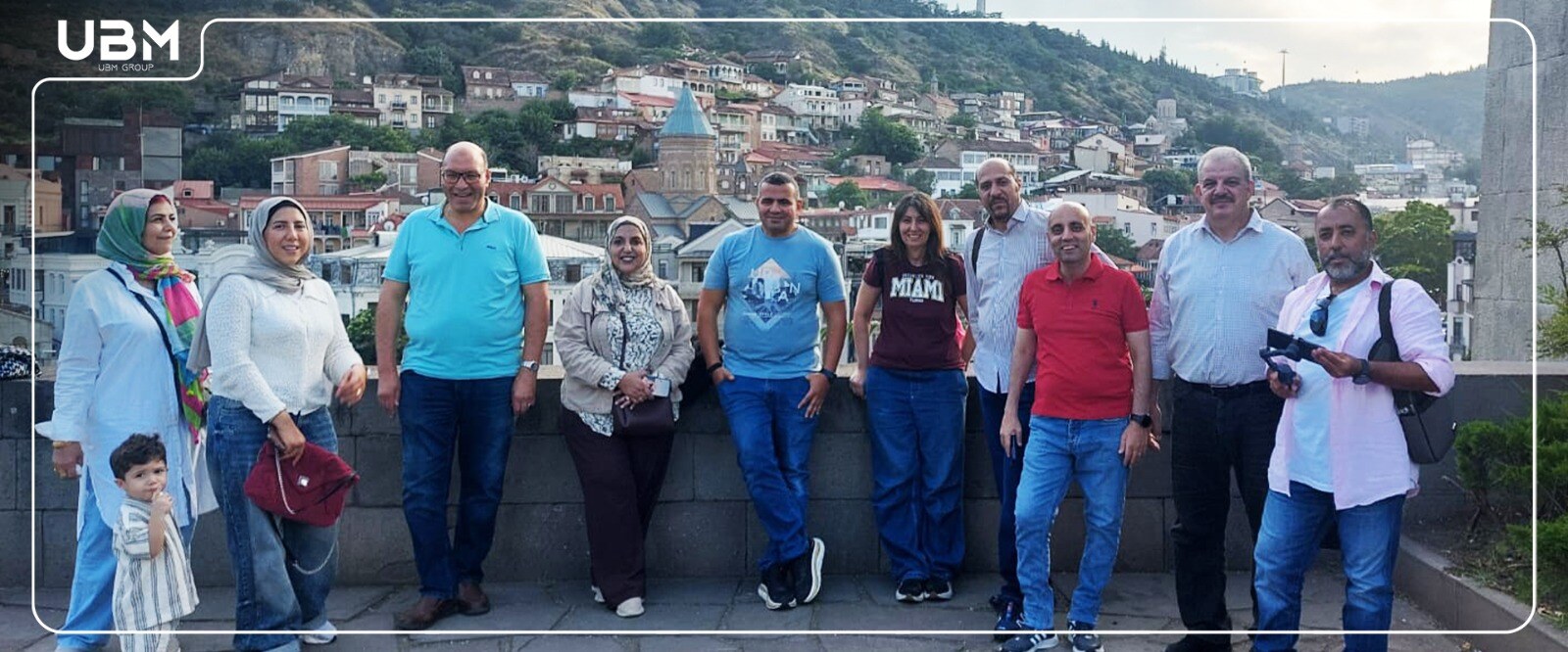 UBM delegates exploring the historic landmarks of Tbilisi