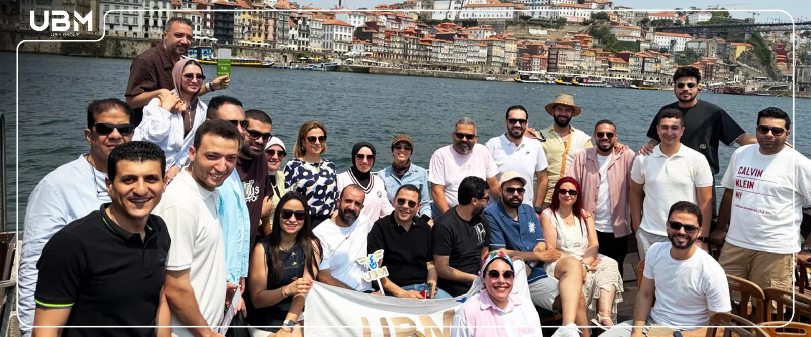 UBM nutrition experts overlooking Porto and the Douro River