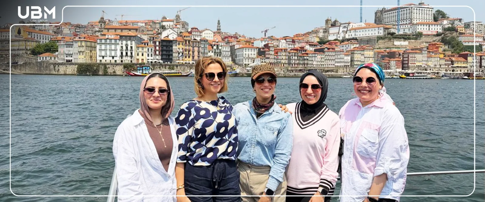 UBM nutrition experts enjoying the Porto waterfront
