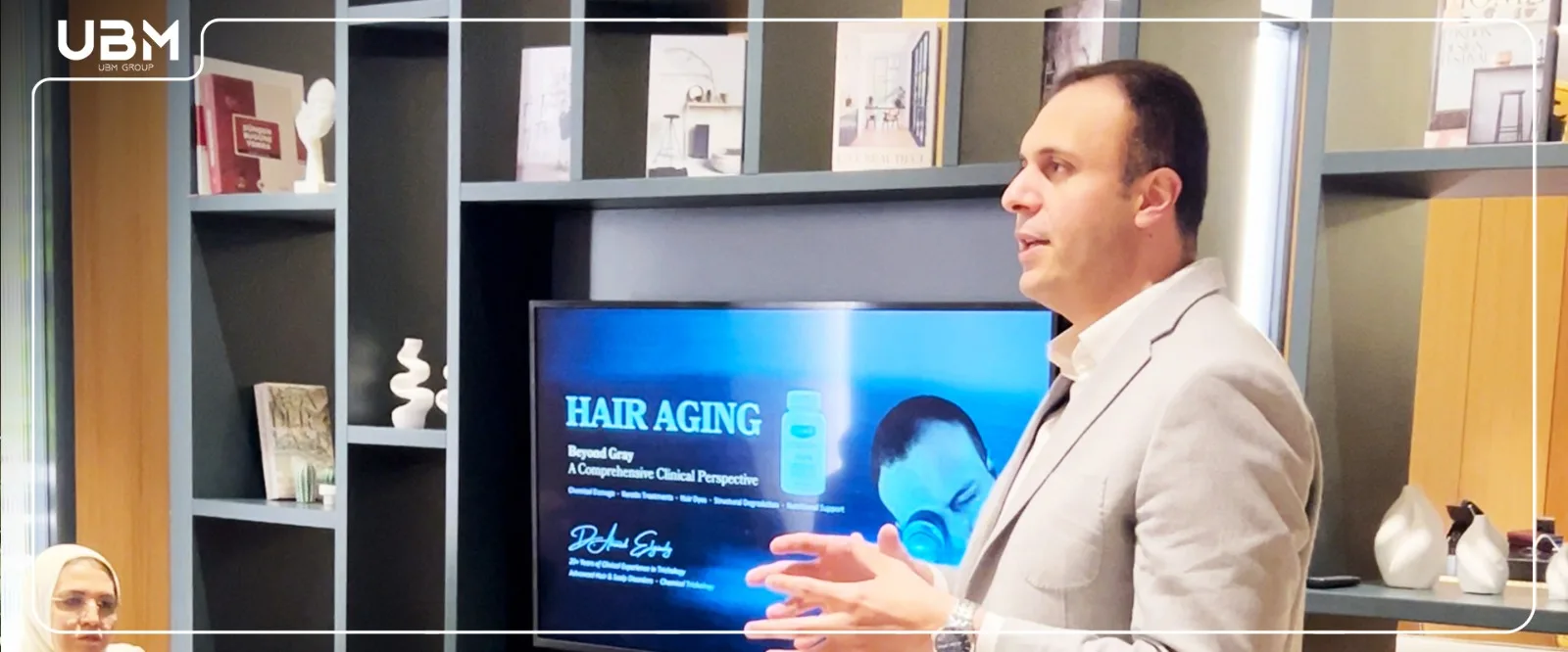 Scientific session on hair aging during the UBM Turkey journey