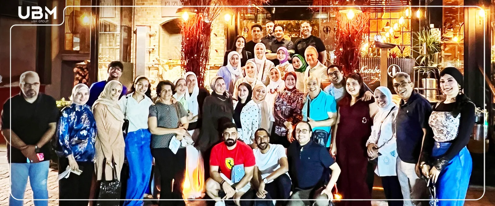 UBM team celebrating together in Istanbul
